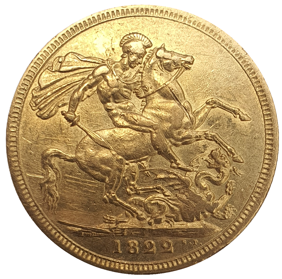 1822 George IIII Gold Full Sovereign