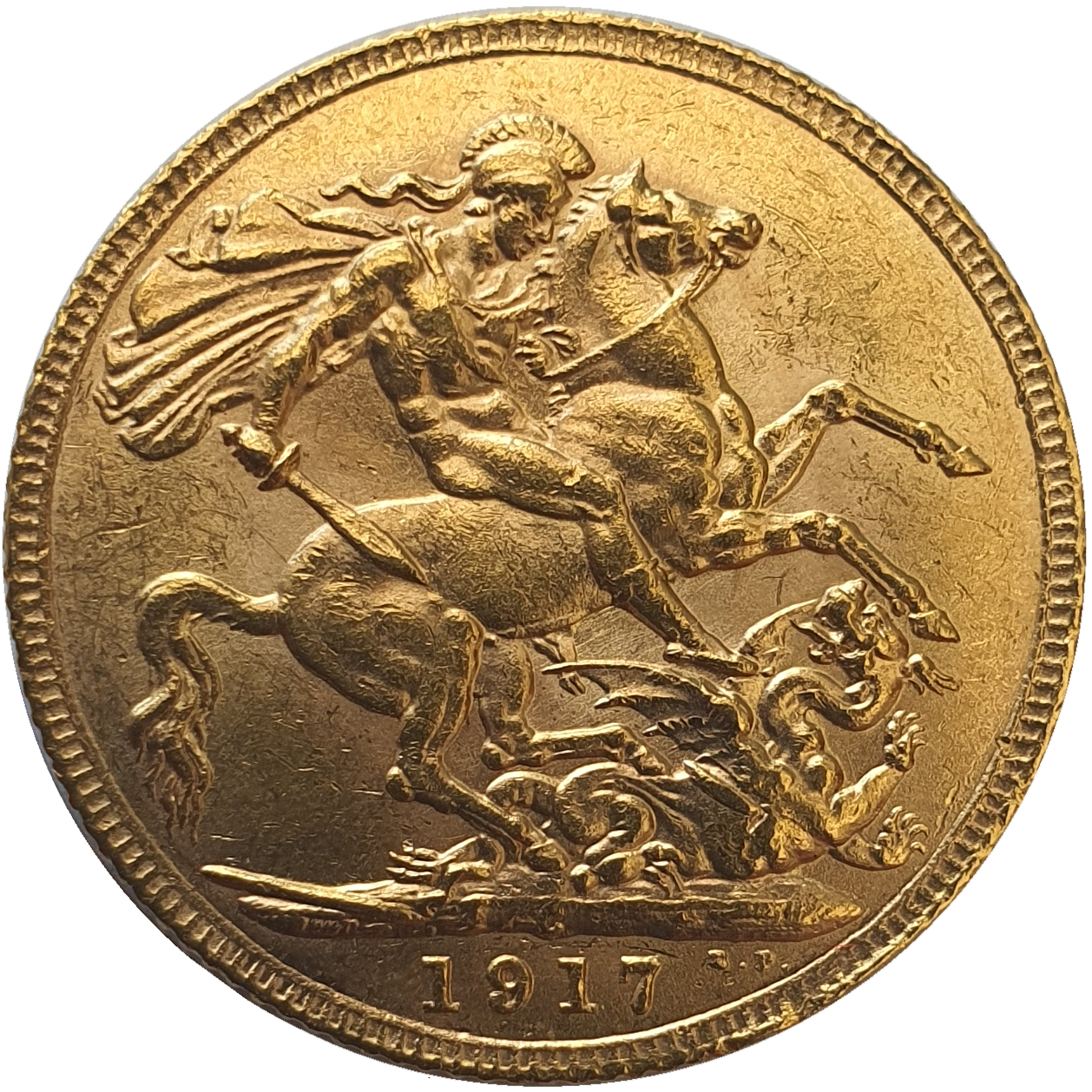 1917-C King George V Gold Sovereign (Ottawa / Canada)