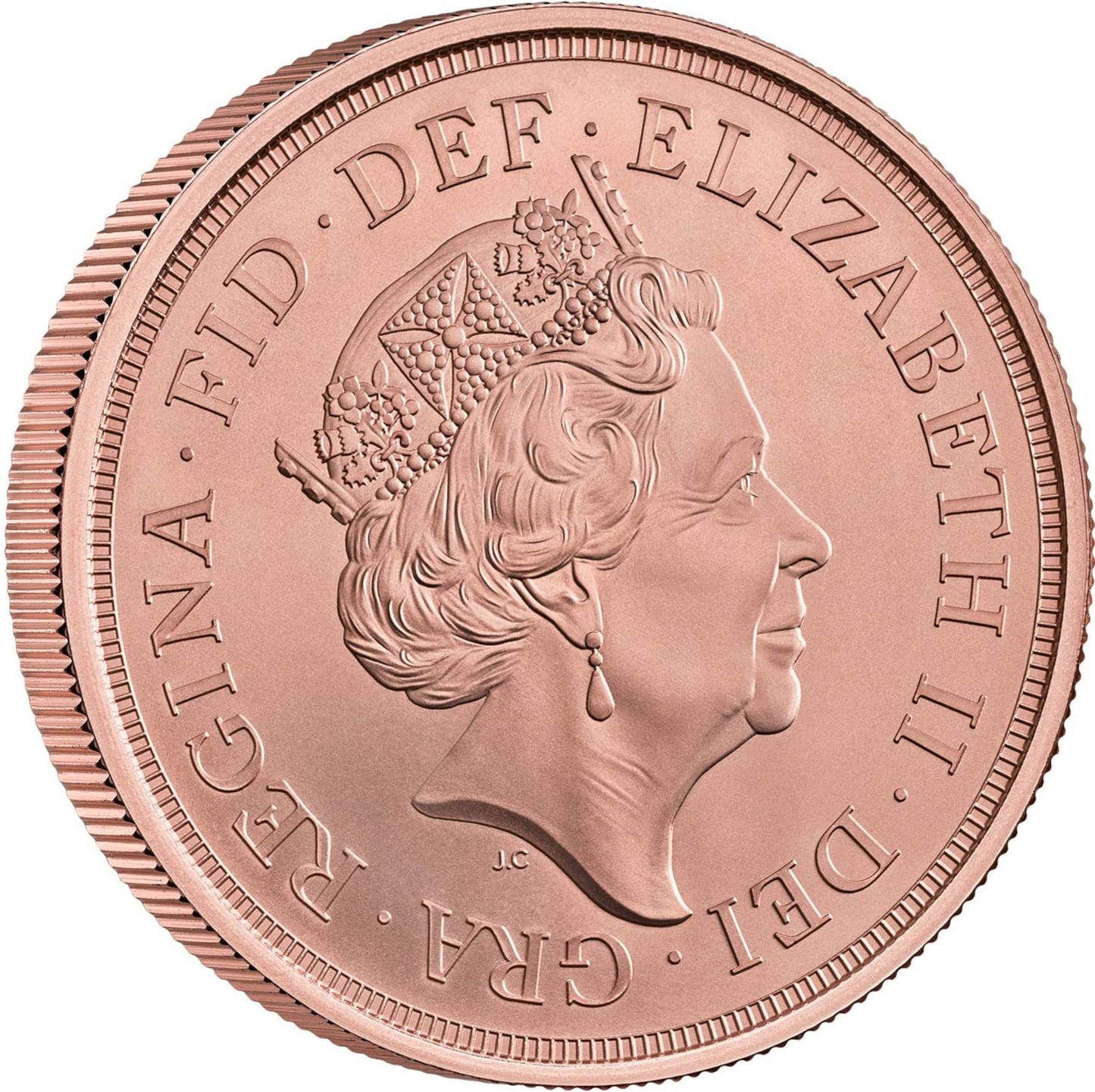 2020 Queen Elizabeth II Brilliant Uncirculated Matt Five Sovereign Piece