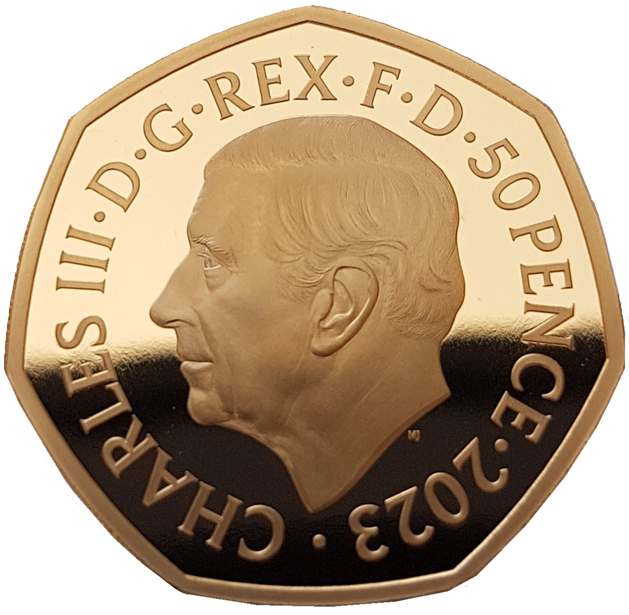 2023 King Charles III 'Star Wars R2-D2 - C-3PO' 50P Gold Proof