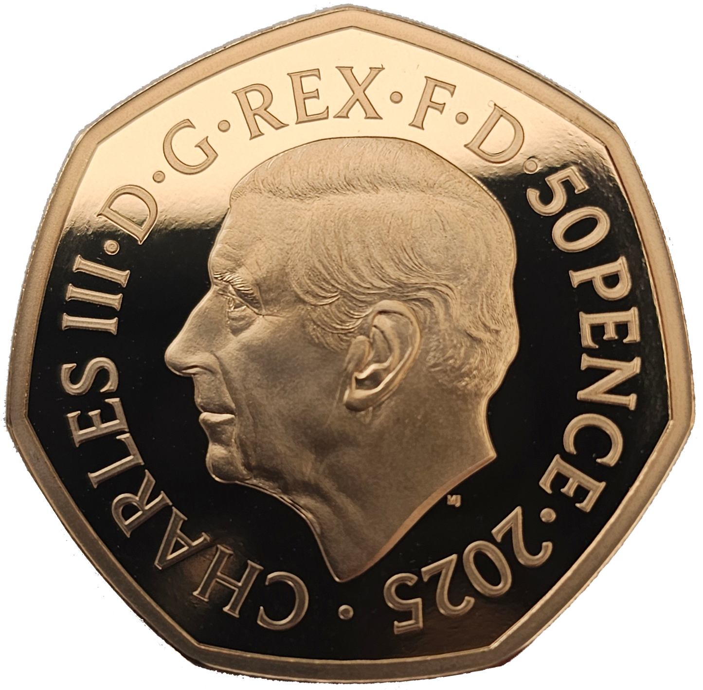 2025 King Charles III 'Harry Potter Patronus' Gold Proof 50P