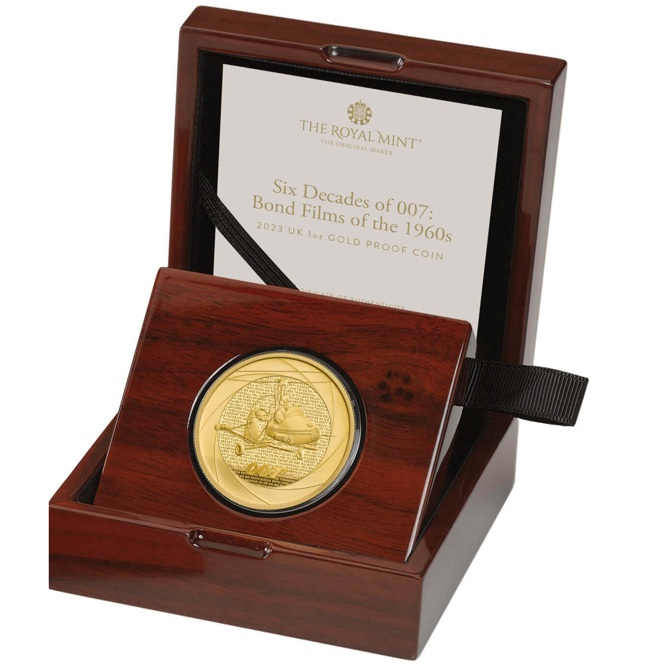 2023 Bond Films of the 1960s - 1 oz 999.9 Gold Proof Coin