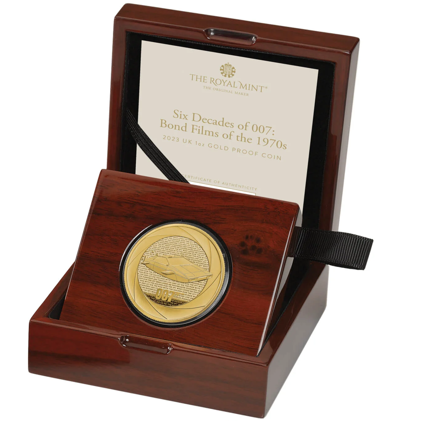 2023 Bond Films of the 1970s - 1 oz 999.9 Gold Proof Coin