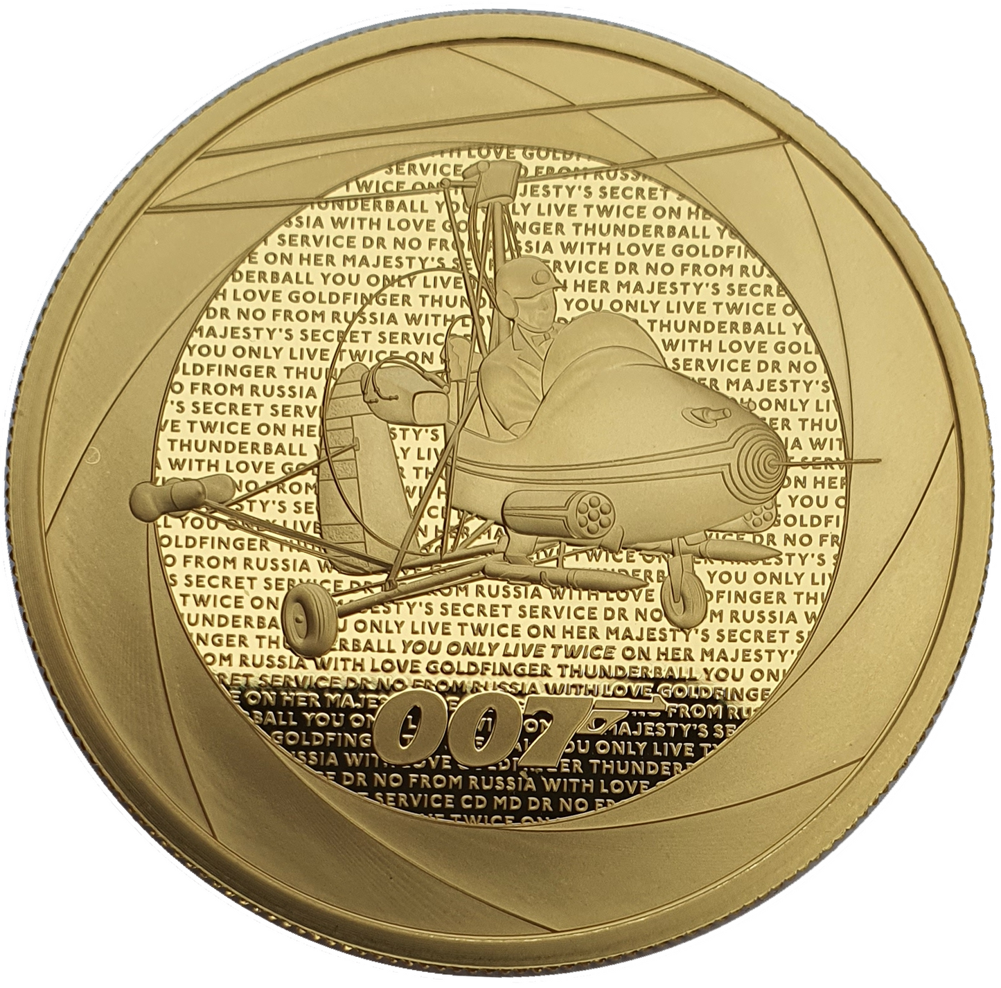 2023 Bond Films of the 1960s - 1 oz 999.9 Gold Proof Coin