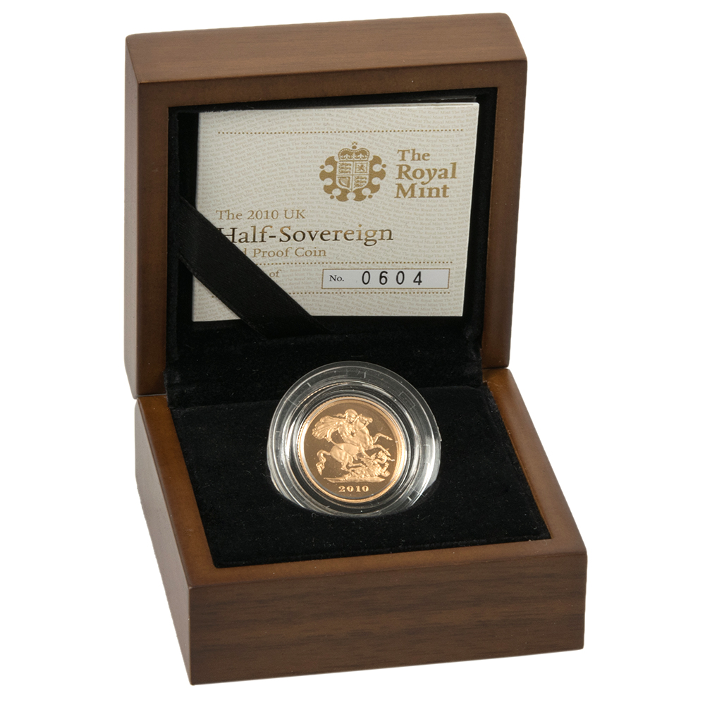 Queen Elizabeth II Proof Half Sovereigns