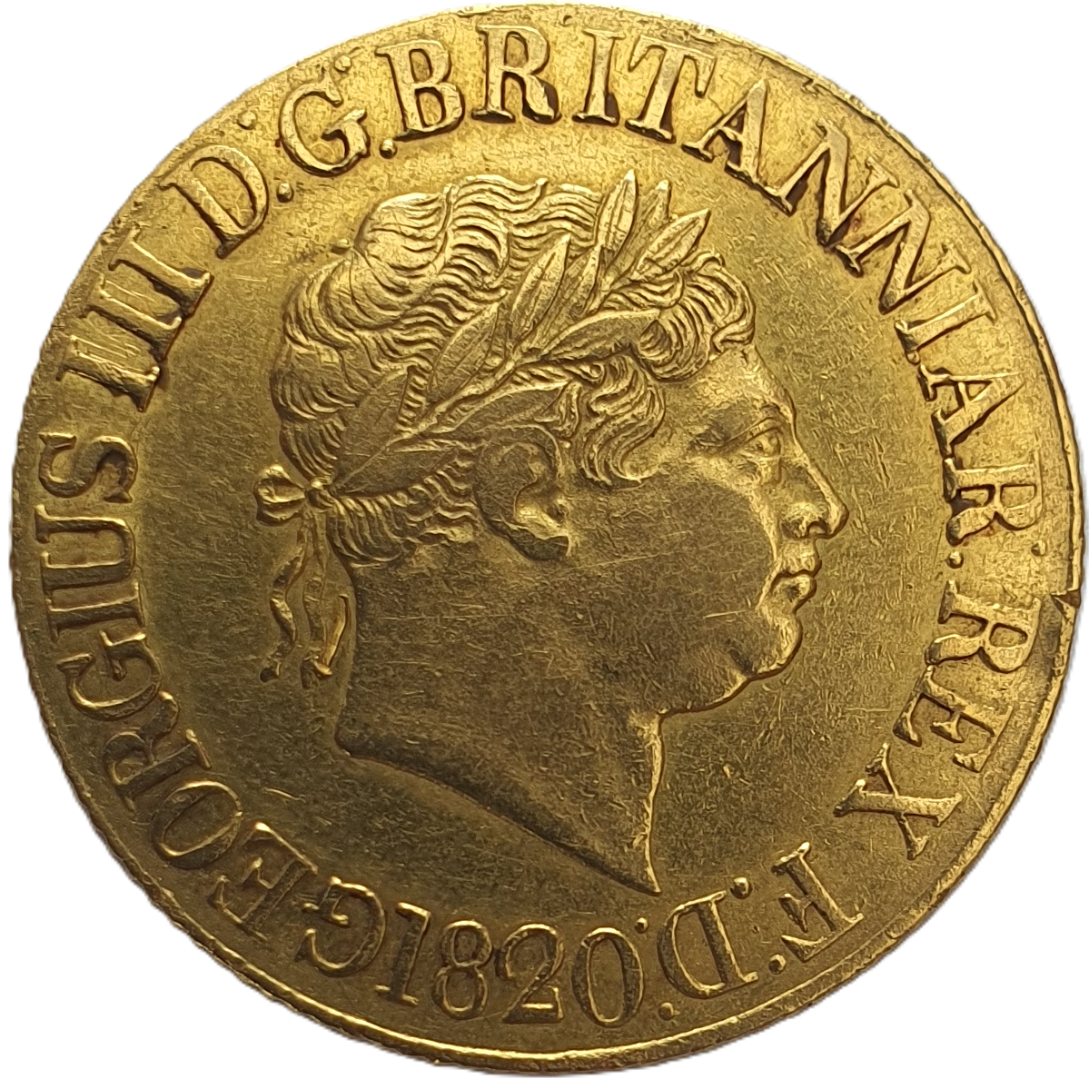1820 George III Gold Full Sovereign