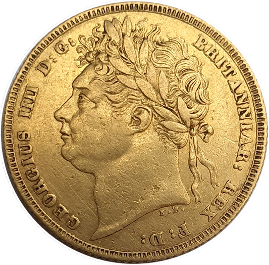 1822 George IIII Gold Full Sovereign - Nice Example