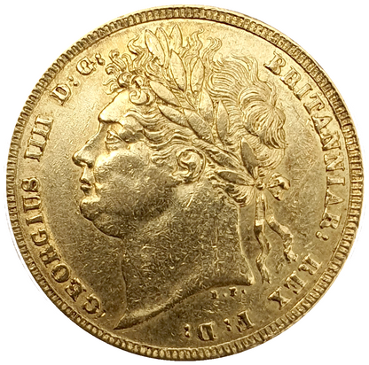 1822 George IIII Gold Full Sovereign