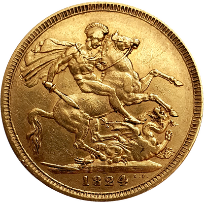 1824 George IIII Gold Full Sovereign