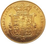 1826 George IIII Bare Head Gold Full Sovereign - AUNC LUSTRE