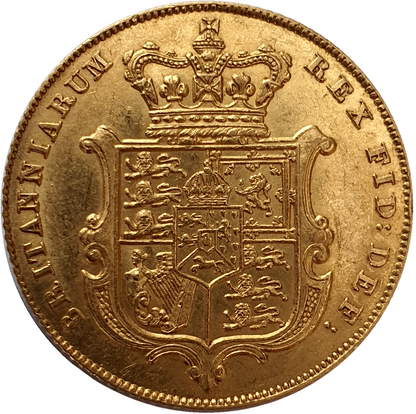 1830 George IIII Bare Head Gold Full Sovereign