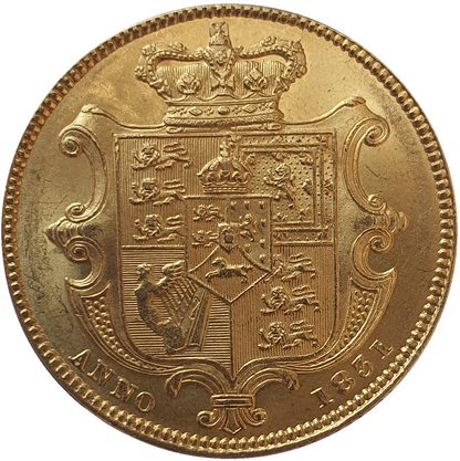 1831 William IV Full (1st Bust) Sovereign  - AUNC