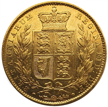 1851 Queen Victoria Shield Reverse Sovereign