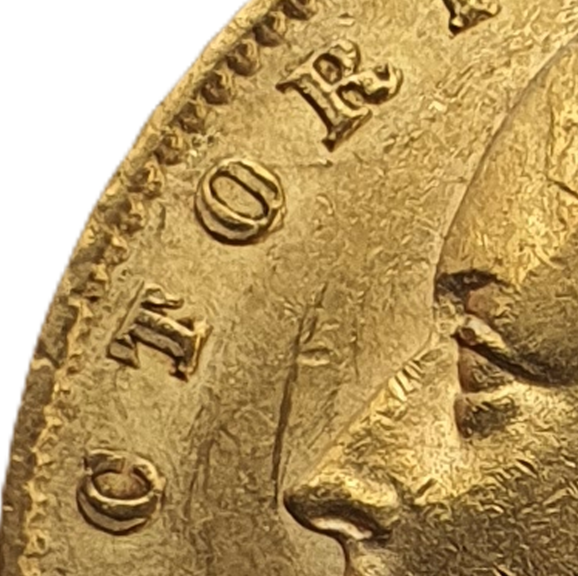1862 Queen Victoria Shield Reverse Sovereign - Double Struck