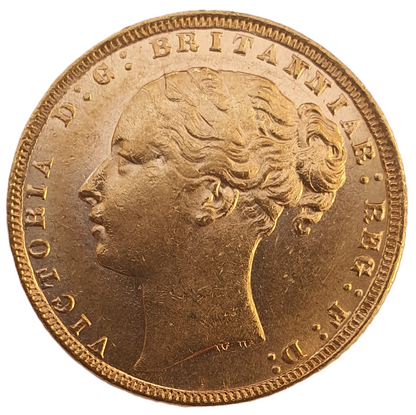 1871 Queen Victoria Young Head Gold Sovereign