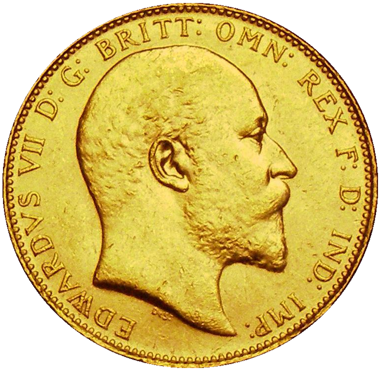 1909-C King Edward VII Gold Sovereign (Ottawa / Canada)