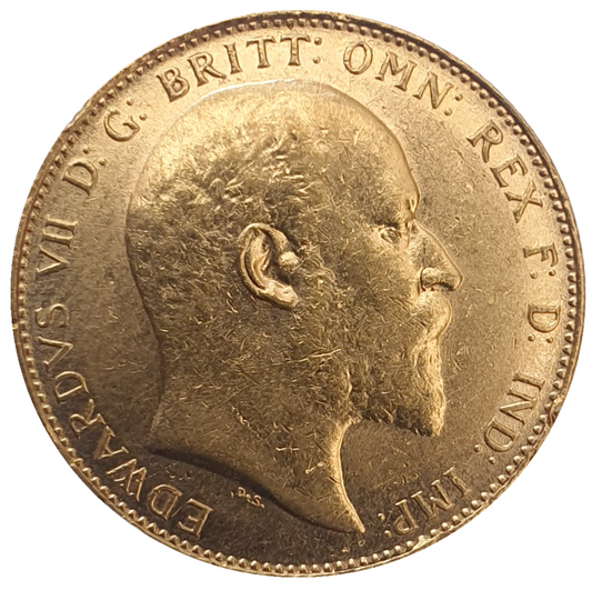 1910-C King Edward VII Gold Sovereign (Ottawa / Canada)