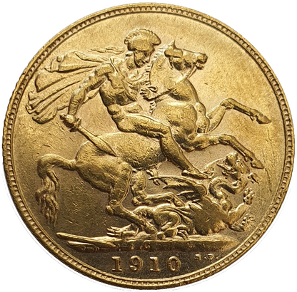 1910-C King Edward VII Gold Sovereign (Ottawa / Canada)