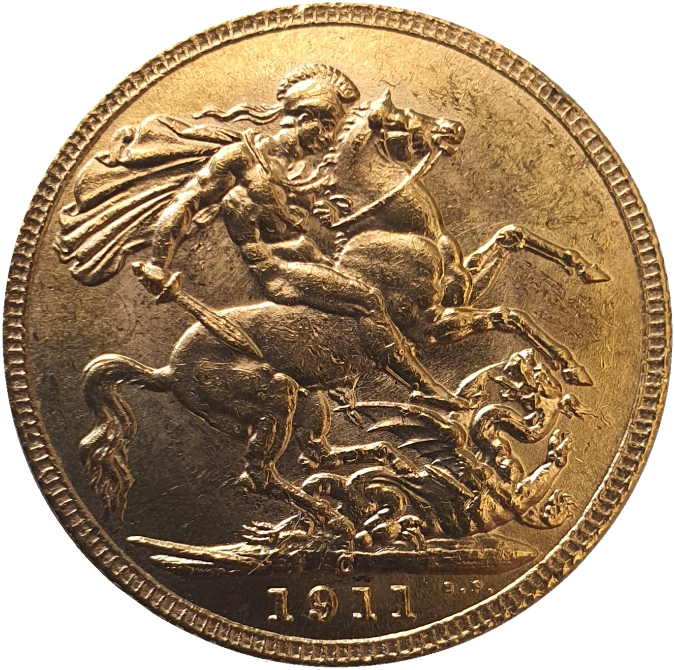 1911-C King George V Gold Sovereign (Ottawa / Canada)