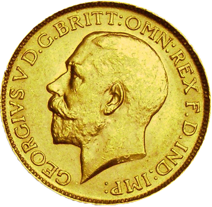 1914-C King George V Gold Sovereign (Ottawa / Canada) - Marsh R3