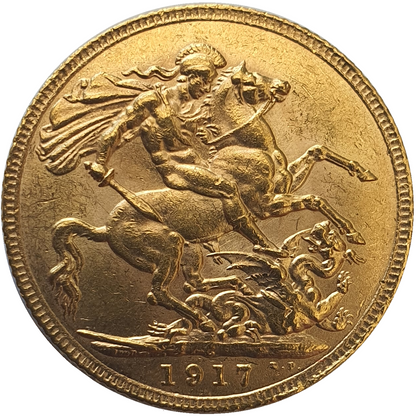 1917-C King George V Gold Sovereign (Ottawa / Canada)