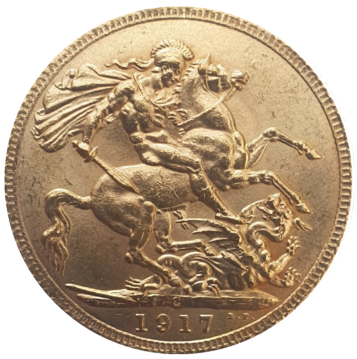 1917-C King George V Gold Sovereign (Ottawa / Canada)