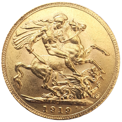 1919-C King George V Gold Sovereign (Ottawa / Canada)