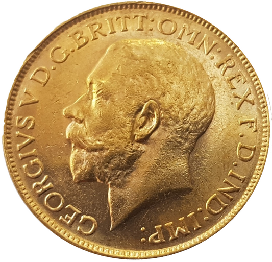 1924-P King George V Gold Sovereign (Perth)