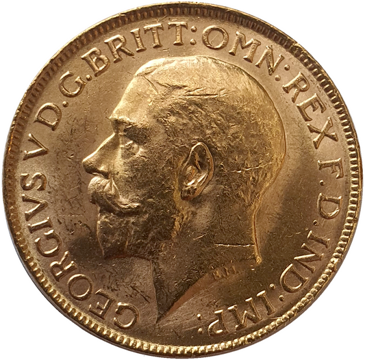 1926-M King George V Gold Sovereign (Melbourne)