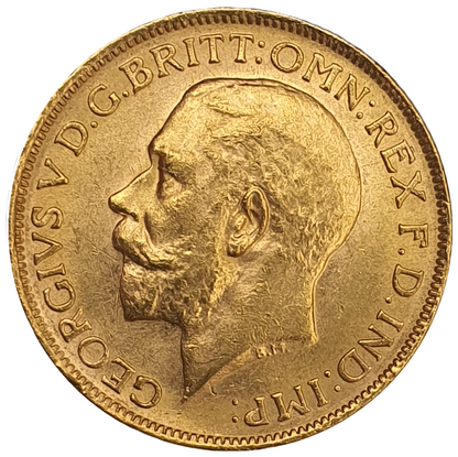 1928-M King George V Gold Sovereign (Melbourne) Very Rare