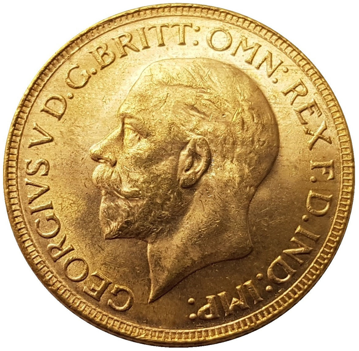 1929-P King George V Gold Sovereign (Perth)