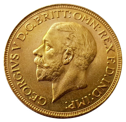 Royal Mint Issued George V Sovereign Mintmark Collection