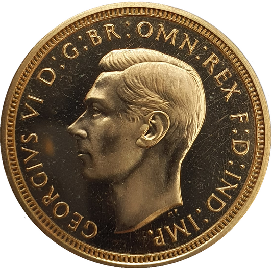 1937 King George VI Proof Specimen Half Sovereign - NGC PF65