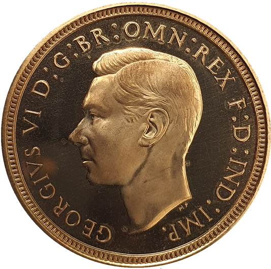 1937 King George VI Proof Specimen Half Sovereign - ungraded