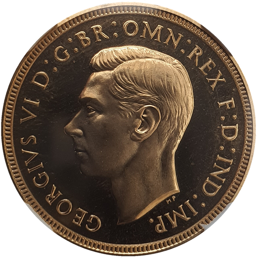 1937 King George VI Proof Specimen Full Sovereign - NGC PF-66 Cameo