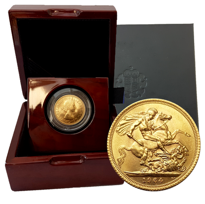 1957-1968 Queen Elizabeth II Gold Sovereigns +Luxury Case