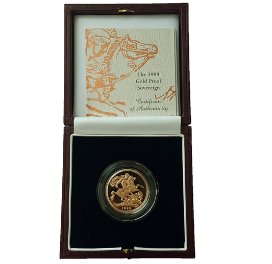 1999 Queen Elizabeth II Proof Sovereign by Ian Rank-Broadley