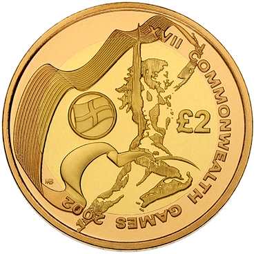 2002 Proof £2 Gold 4-Coin Set – Commonwealth Games Collection - Boxed / COA