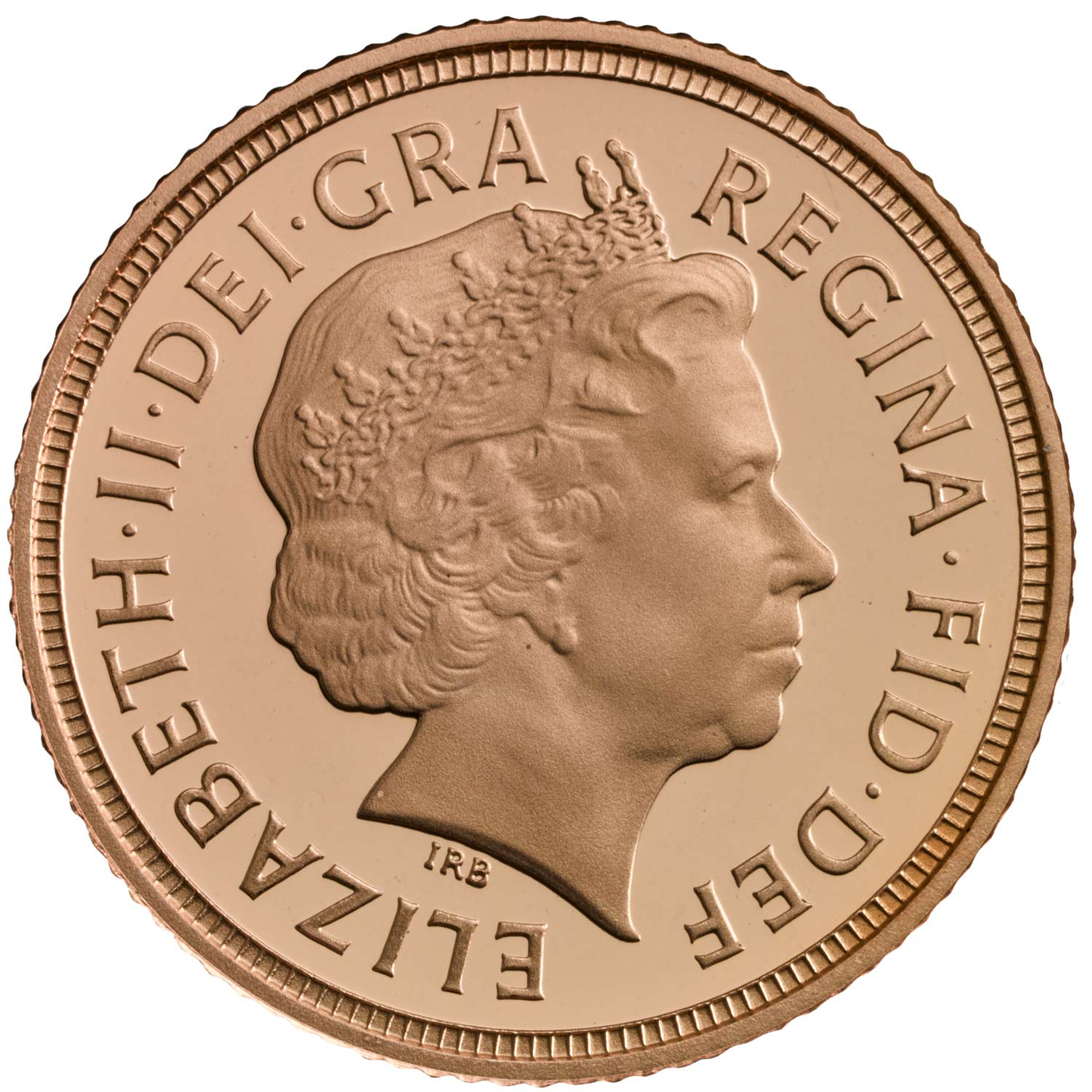 2010 Queen Elizabeth II Proof Gold Half Sovereign + Walnut Case COA