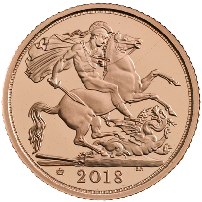 2018 Queen Elizabeth II Gold Proof Half Sovereign (Boxed with COA)