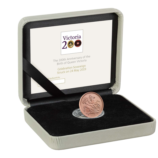 2019 Strike on the Day '200th Anniv Birth of Queen Victoria' Sovereign