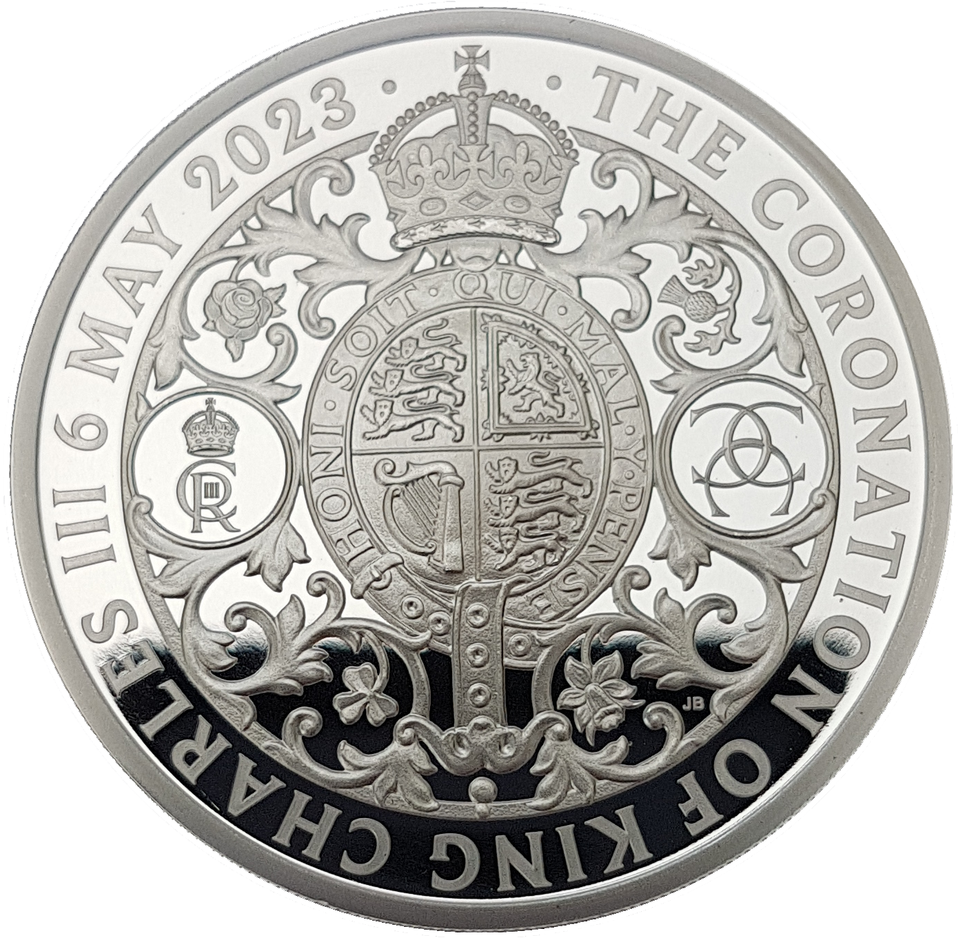 2023 King Charles III Coronation 1oz (one) 999.9 Silver Proof Coin