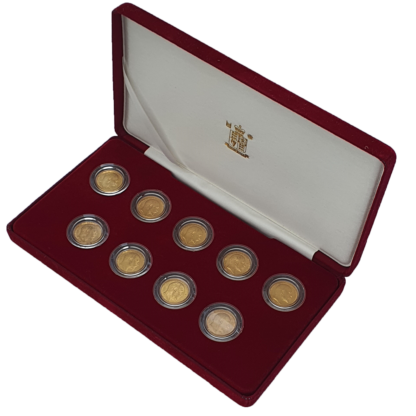 1902-1910 King Edward VII Sovereigns Full Date Run Set (9 Sovereigns)