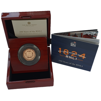 2024 King Charles III 'RNLI 200th Anniversary'  50P Gold Proof