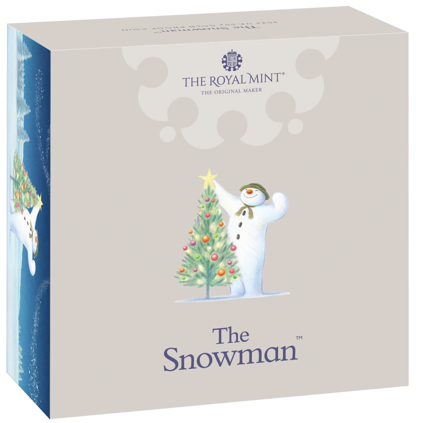 2024 Snowman' Gold Proof 50P - 100 issue Limit.