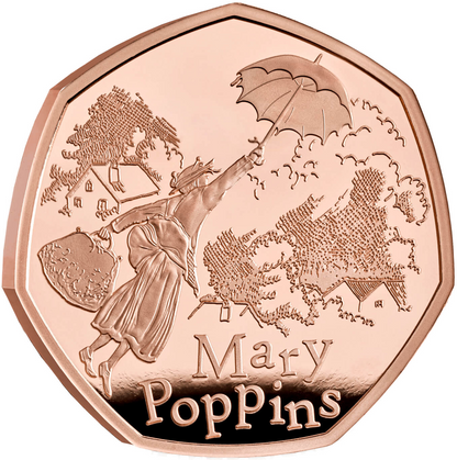 2025 King Charles III 'Mary Poppins' Gold Proof 50P