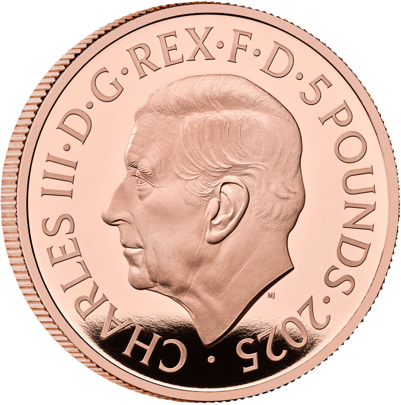 2025 HRH The Princess Royal 75th Birthday £5 Crown Gold Proof