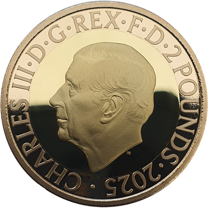 2025 King Charles III '350th anniversary of the Royal Observatory' £2 Gold Proof Coin