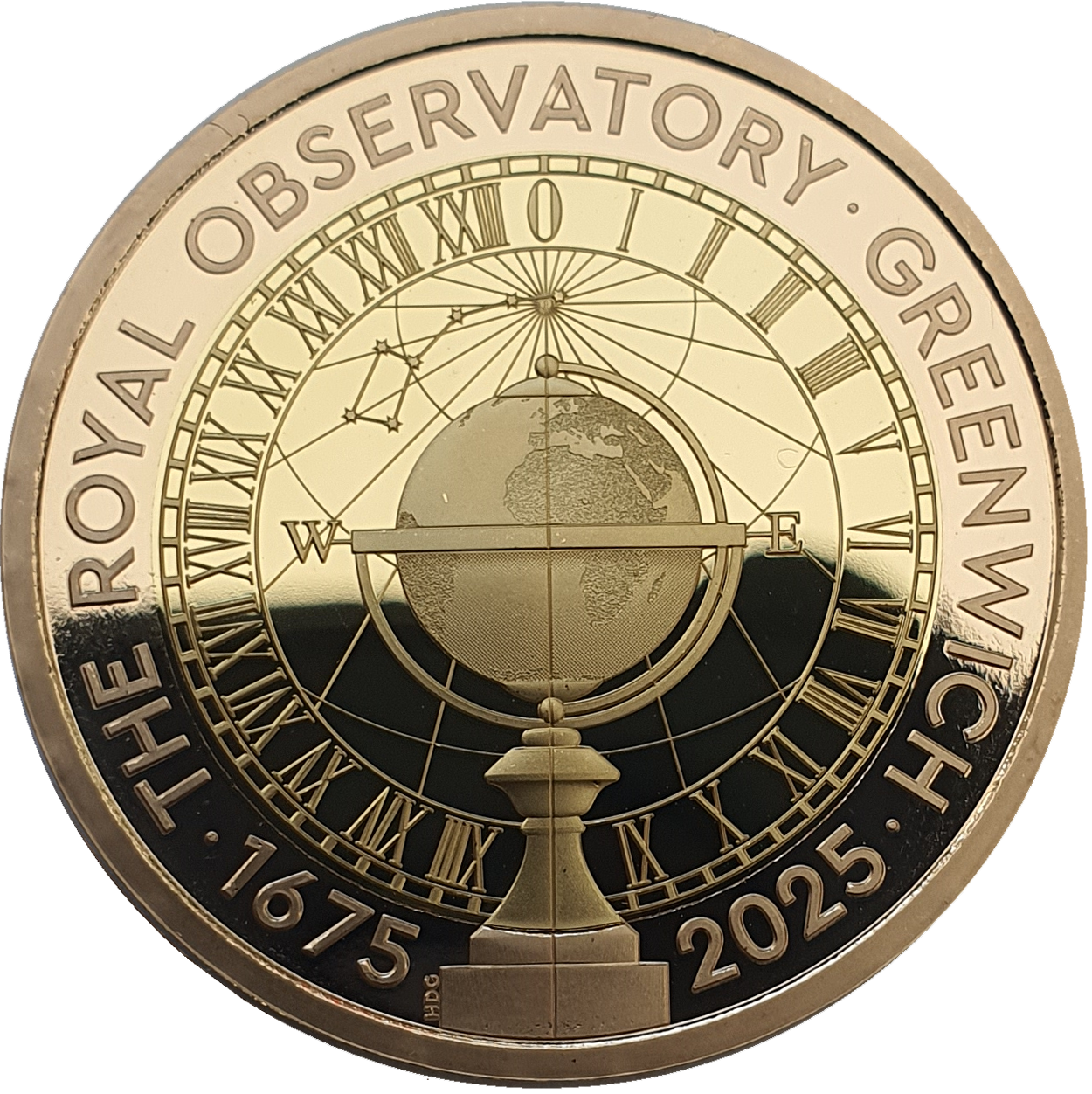 2025 King Charles III '350th anniversary of the Royal Observatory' £2 Gold Proof Coin
