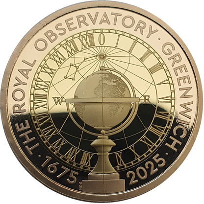 2025 King Charles III '350th anniversary of the Royal Observatory' £2 Gold Proof Coin
